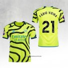 Arsenal Player Fabio Vieira Away Shirt 23/24