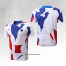 France Training Shirt 22/23 White Red Blue