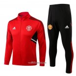 Jacket Tracksuit Manchester United Kid 22/23 Red