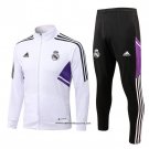 Jacket Tracksuit Real Madrid 22/23 White and Purpura