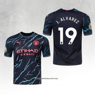 Manchester City Player J.Alvarez Third Shirt 23/24