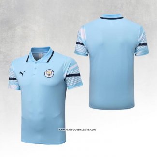 Manchester City Shirt Polo 22/23 Blue