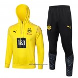 Sweatshirt Tracksuit Borussia Dortmund 23/24 Yellow and Black