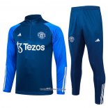 Sweatshirt Tracksuit Manchester United 23/24 Blue