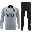 Sweatshirt Tracksuit Paris Saint-Germain Jordan 22/23 Grey