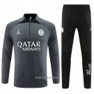 Sweatshirt Tracksuit Paris Saint-Germain Jordan Kid 23/24 Grey