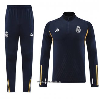 Sweatshirt Tracksuit Real Madrid 23/24 Blue