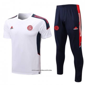 Tracksuit Bayern Munich Short Sleeve 22/23 White