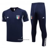 Tracksuit Italy Short Sleeve 23/24 Blue