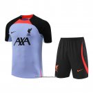 Tracksuit Liverpool Short Sleeve 22/23 Purpura - Shorts