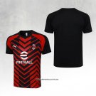 AC Milan Training Shirt 23/24 Red and Black