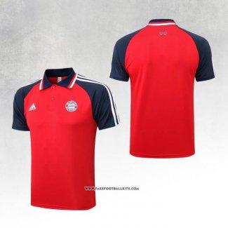 Bayern Munich Shirt Polo 2021-2022 Red