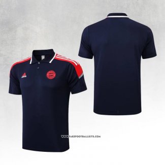 Bayern Munich Shirt Polo 22/23 Blue