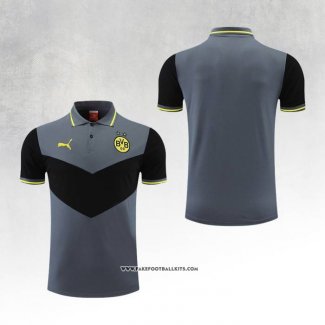 Borussia Dortmund Shirt Polo 22/23 Grey and Black