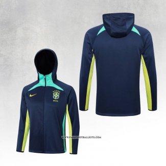 Chaqueta con Capucha del Brazil 22/23 Blue