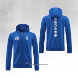 Chaqueta con Capucha del Real Madrid 22/23 Blue