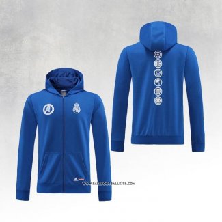 Chaqueta con Capucha del Real Madrid 22/23 Blue