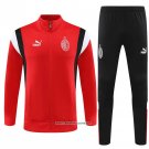 Jacket Tracksuit AC Milan Kid 23/24 Red