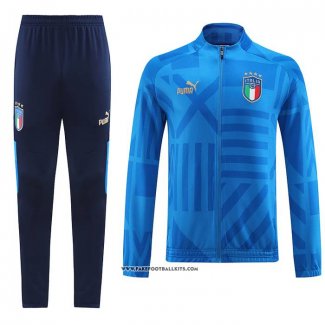 Jacket Tracksuit Italy 22/23 Blue