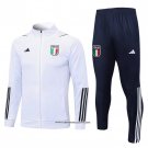 Jacket Tracksuit Italy Kid 23/24 White