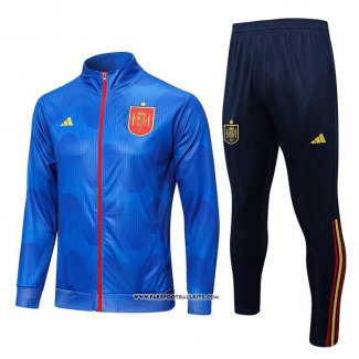 Jacket Tracksuit Spain 22/23 Blue