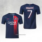 Paris Saint-Germain Player Mbappe Home Shirt 23/24