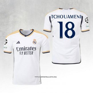 Real Madrid Player Tchouameni Home Shirt 23/24