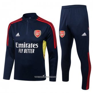 Sweatshirt Tracksuit Arsenal Kid 22/23 Blue