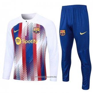 Sweatshirt Tracksuit Barcelona 23/24 White