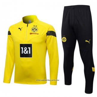 Sweatshirt Tracksuit Borussia Dortmund 22/23 Yellow