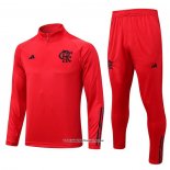 Sweatshirt Tracksuit Flamengo Kid 23/24 Red