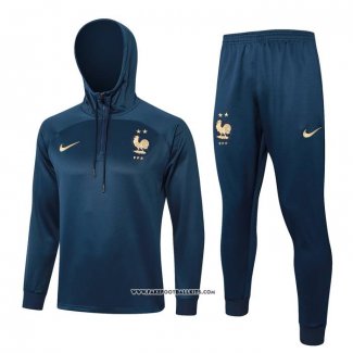 Sweatshirt Tracksuit France 23/24 Blue