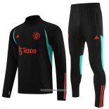 Sweatshirt Tracksuit Manchester United 23/24 Black