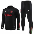 Sweatshirt Tracksuit Manchester United 23/24 Black