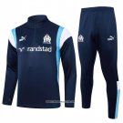 Sweatshirt Tracksuit Olympique Marseille 23/24 Blue Oscuro