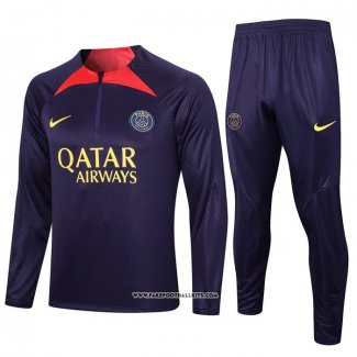 Sweatshirt Tracksuit Paris Saint-Germain 23/24 Purpura