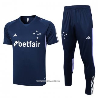 Tracksuit Cruzeiro Short Sleeve 23/24 Blue