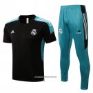 Tracksuit Real Madrid Short Sleeve 22/23 Black