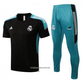 Tracksuit Real Madrid Short Sleeve 22/23 Black