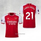 Arsenal Player Fabio Vieira Home Shirt 23/24