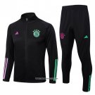 Jacket Tracksuit Bayern Munich Kid 23/24 Black