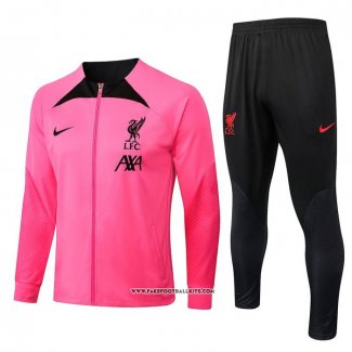 Jacket Tracksuit Liverpool Kid 22/23 Rosa