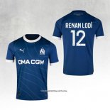 Olympique Marseille Player Renan Lodi Away Shirt 23/24