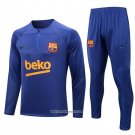 Sweatshirt Tracksuit Barcelona Kid 22/23 Blue