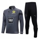 Sweatshirt Tracksuit Borussia Dortmund 22/23 Grey