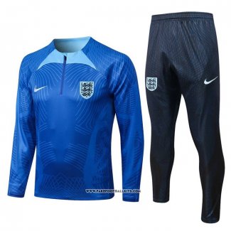 Sweatshirt Tracksuit England 22/23 Blue