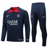 Sweatshirt Tracksuit Paris Saint-Germain 22/23 Blue Oscuro