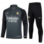 Sweatshirt Tracksuit Real Madrid Kid 23/24 Grey