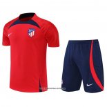 Tracksuit Atletico Madrid Short Sleeve 22/23 Red - Shorts