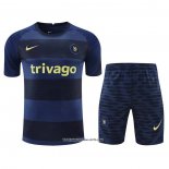 Tracksuit Chelsea Short Sleeve 22/23 Blue Oscuro - Shorts